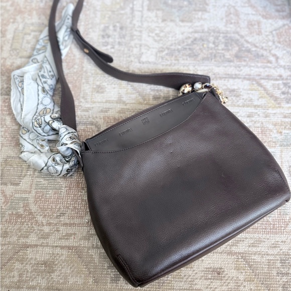 Loewe Brown and Green Leather Bag - Picture 9 of 11